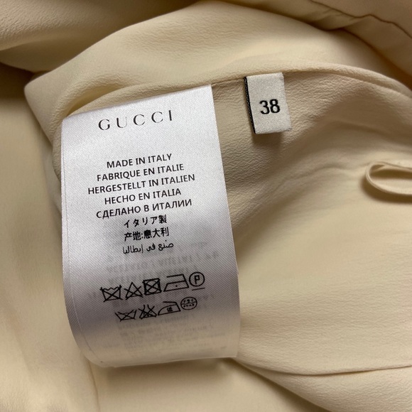 New GUCCI white buttoned midi skirt - Picture 6 of 7